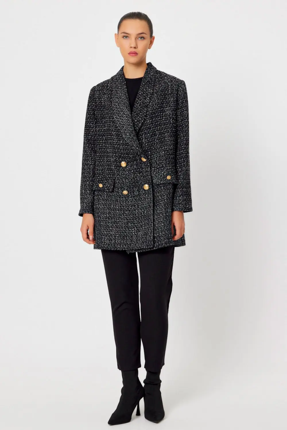 Blazer Ceket-Füme