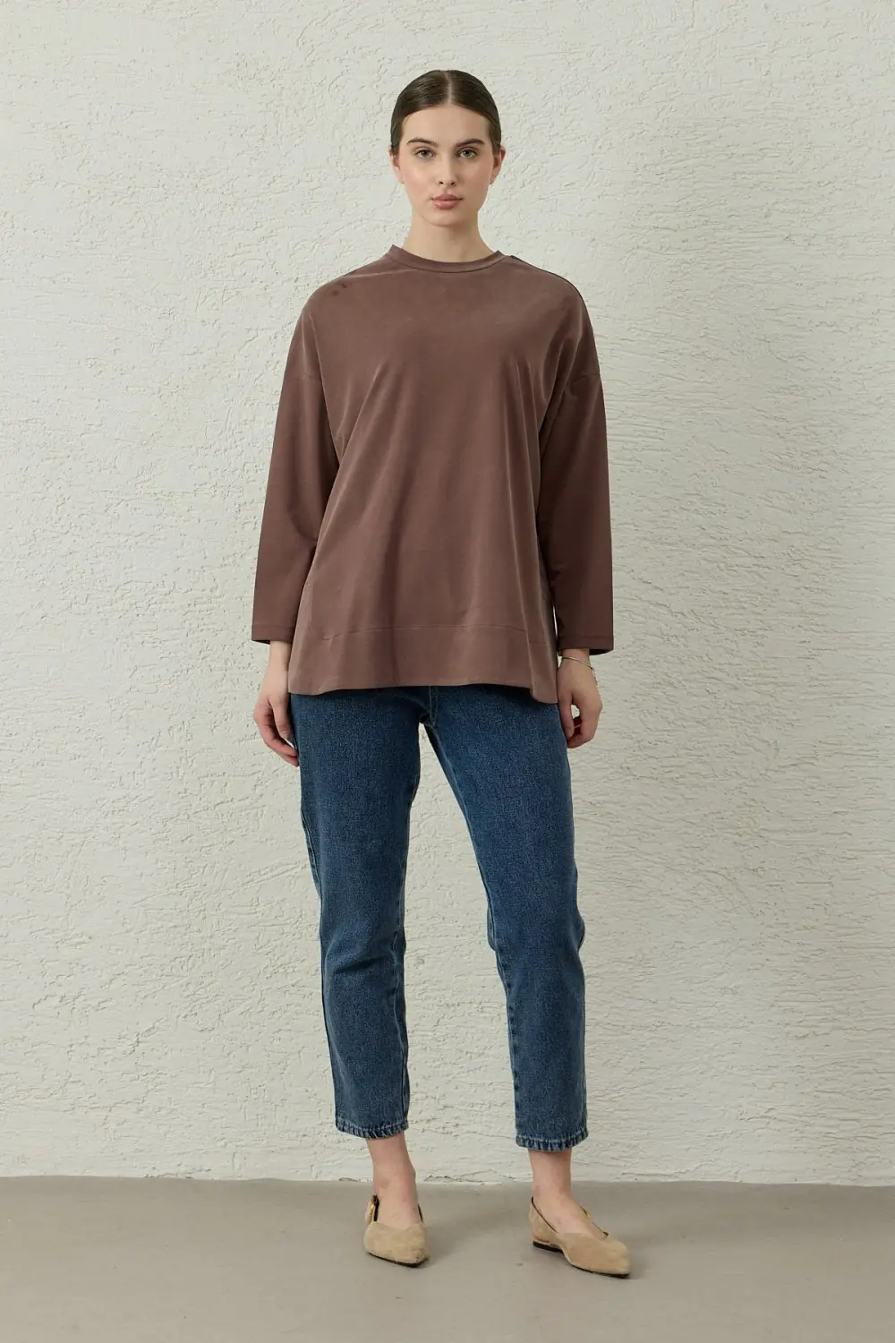 Ops Bambu Tunik-Kahverengi-MRW-1827