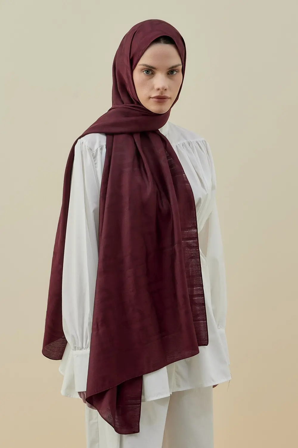 Oriantal Elegance Şal-Bordo-MRW-2602