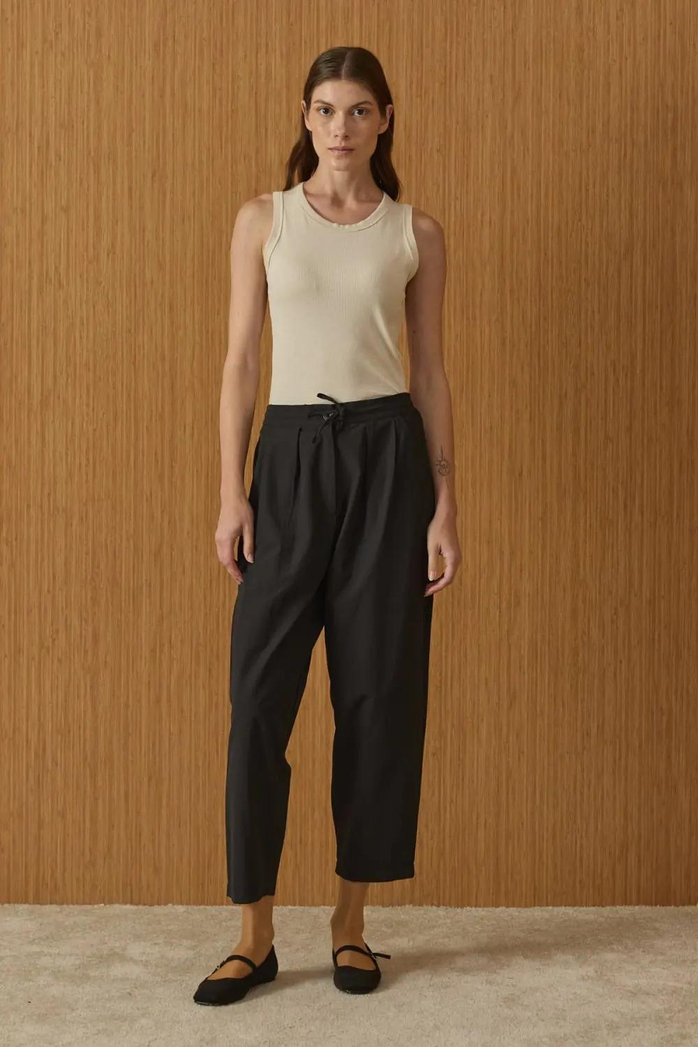Basic Pop Pantolon-Siyah-MRW-1955