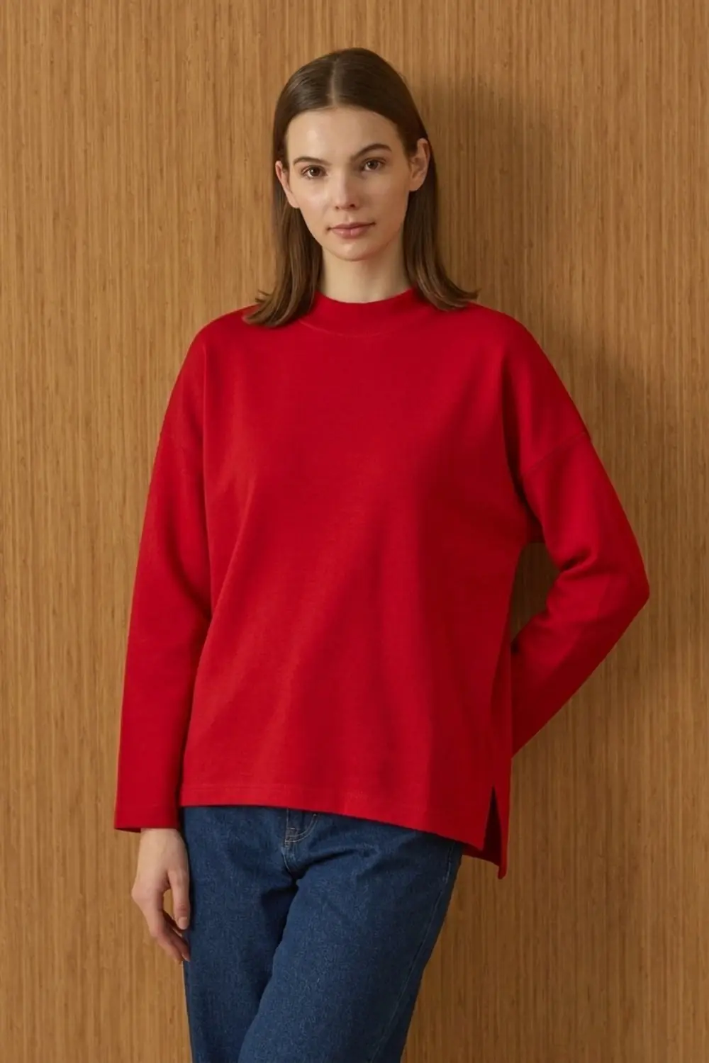 Coss Penye Sweat-Kırmızı-MRW-2043