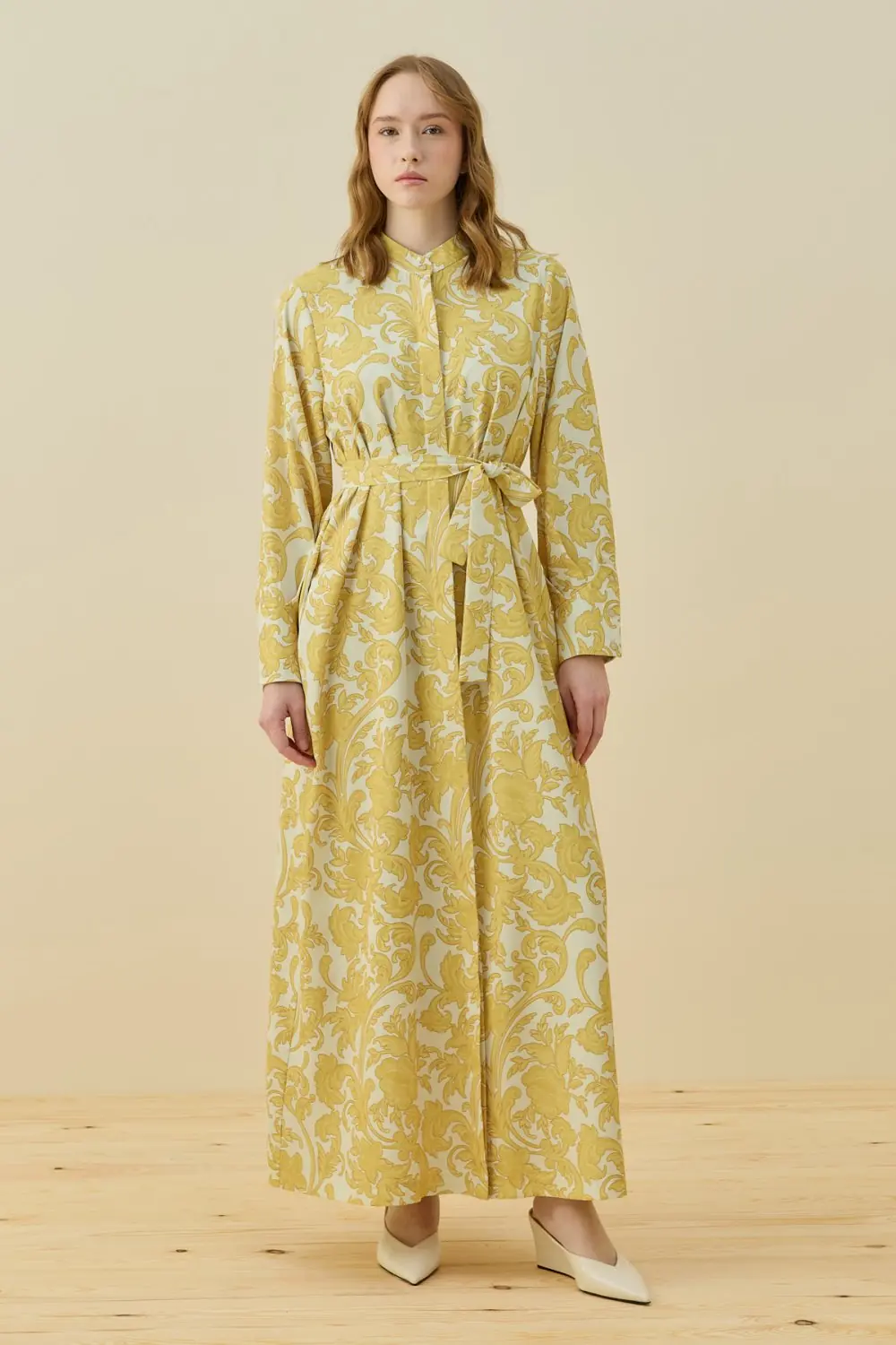 Le Lys Elbise-Gold -MRW-1776