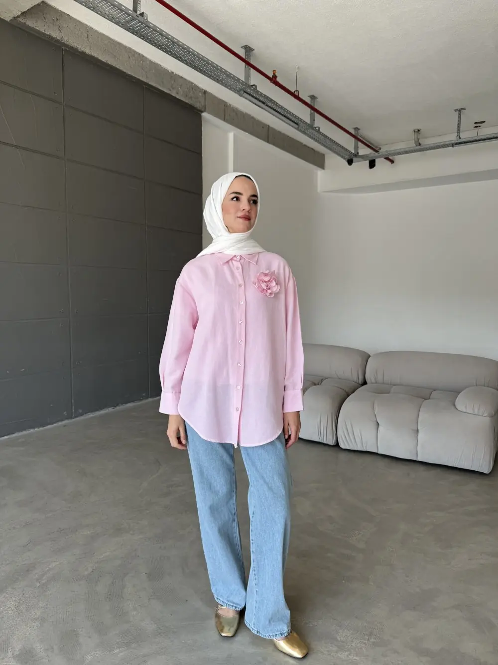 Dream Gömlek-Pembe