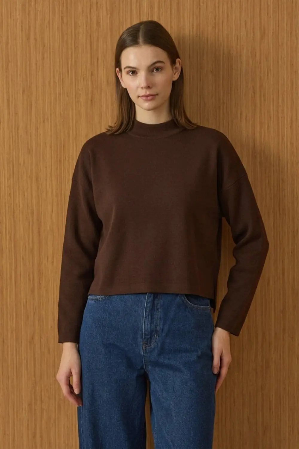 Coss Penye Sweat-Kahverengi-MRW-2043