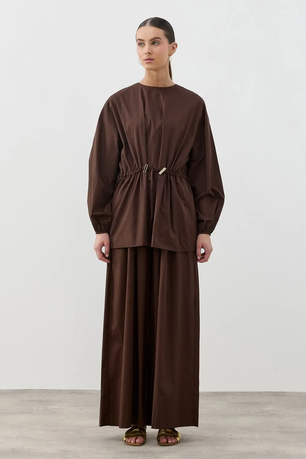 Stropez Takım-Kahverengi -MRW-1630