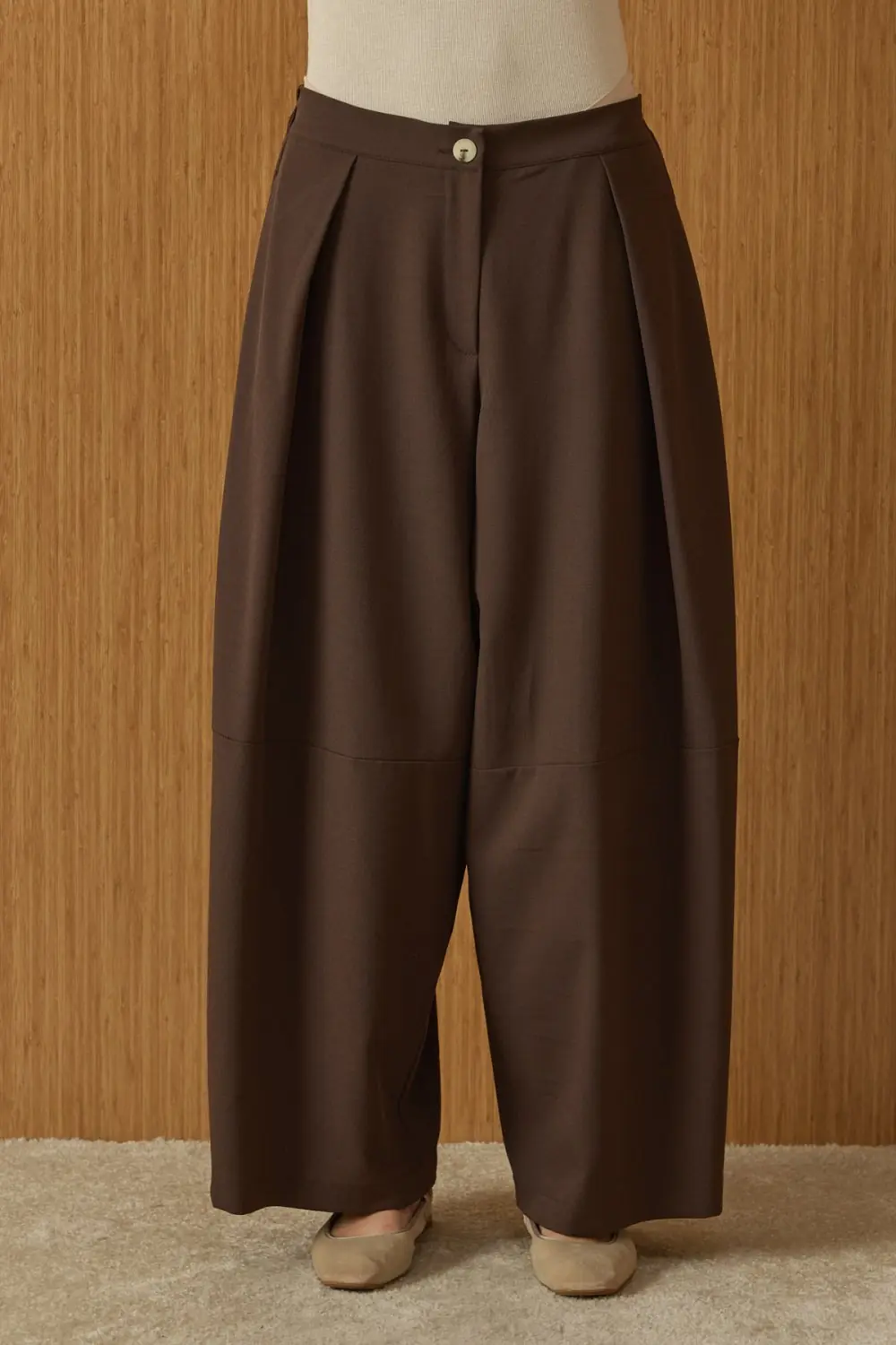 Winter Basic Pantolon-Kahverengi-MRW-1951