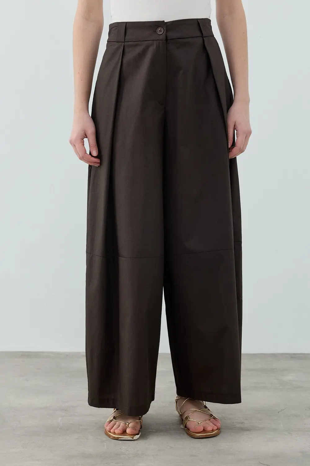Basic Pantolon-Kahverengi-MRW-1637