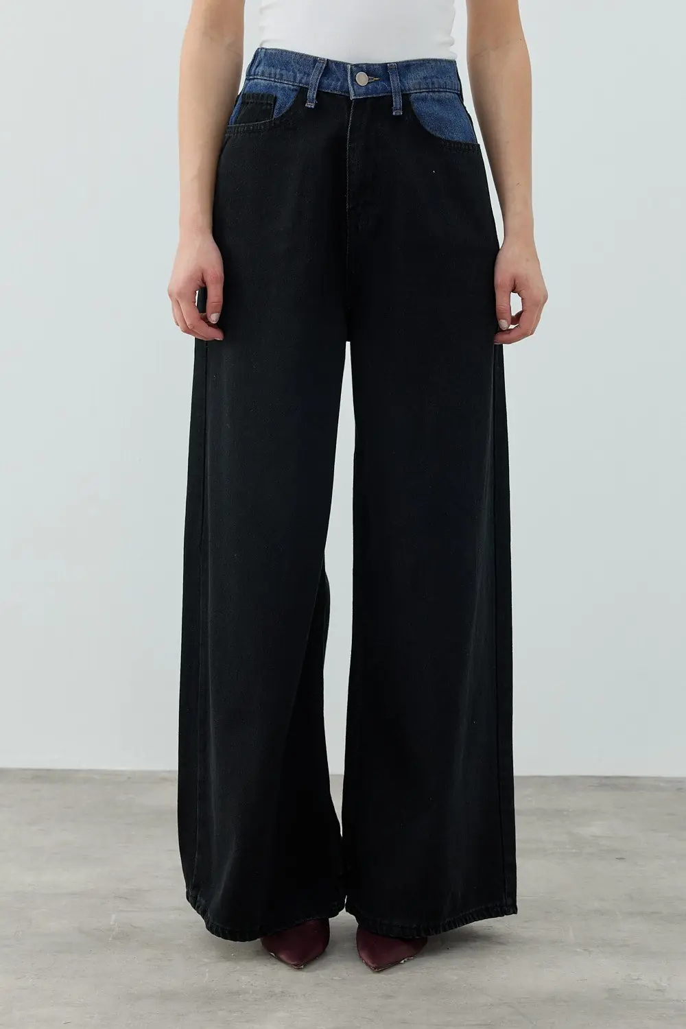 Nolene Denim Pantolon-Siyah -MRW-1692
