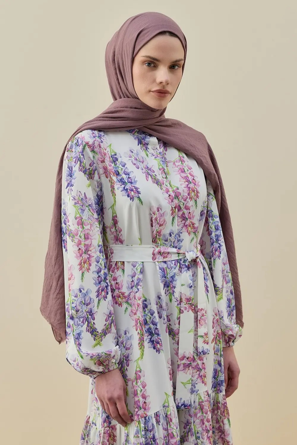 Soft Bambu Şal-Gülkurusu-MRW-2619