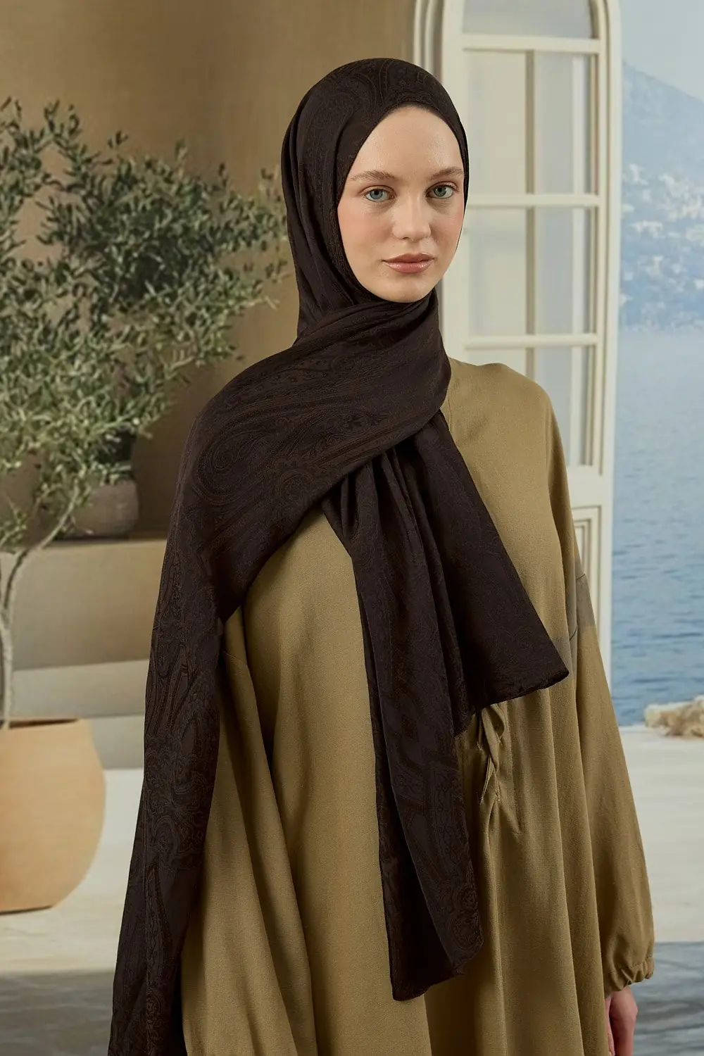 Soi Elegante Şal-kahvrengi-MRW-1843