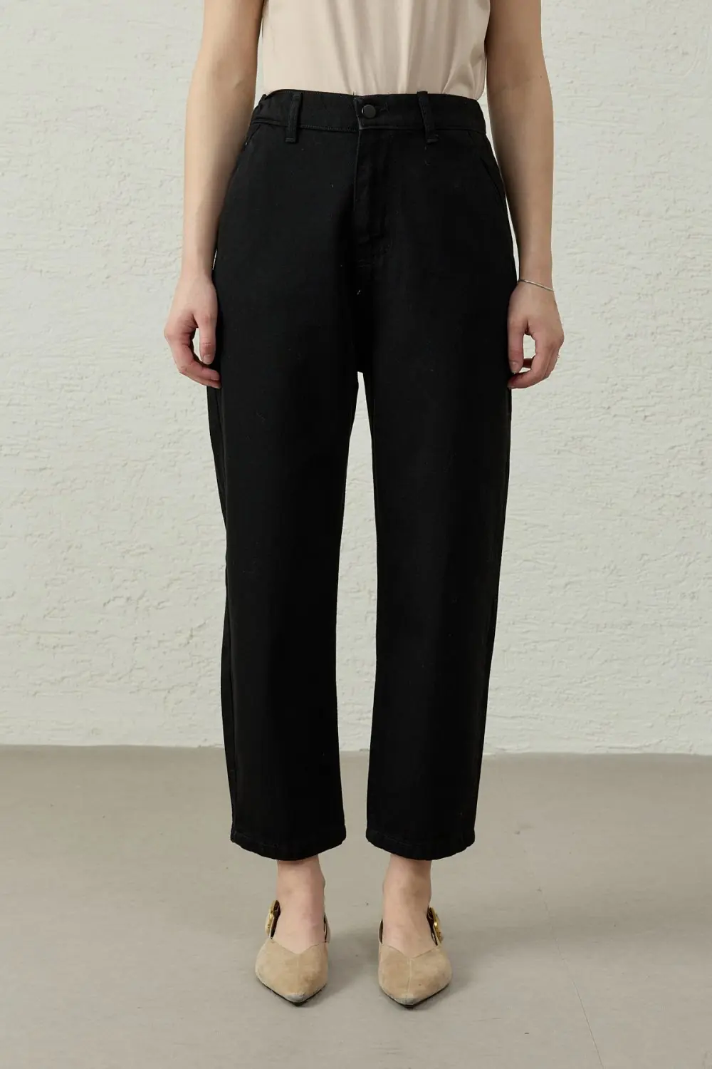 New Basıc Denim Pantolon-Siyah-MRW-1769