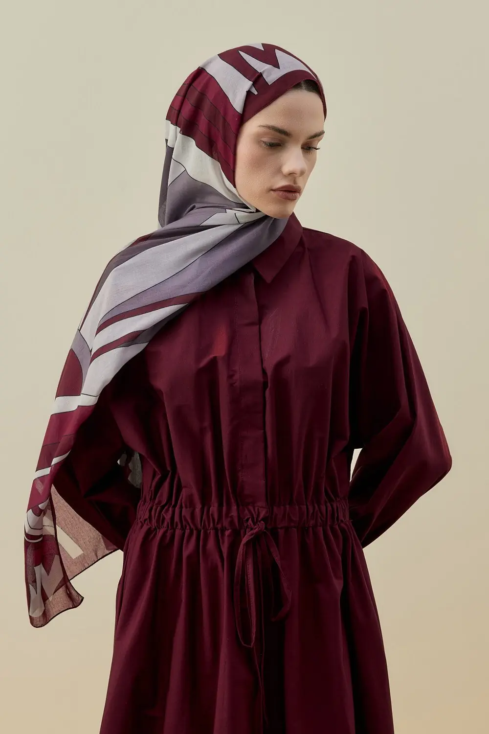 Mucci Şal-Bordo-MRW-2611