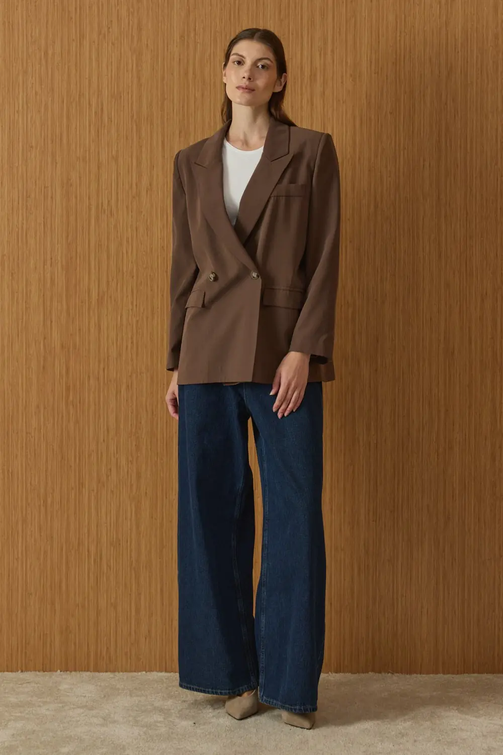 Blazer Ceket-A.Kahve -MRW-1806