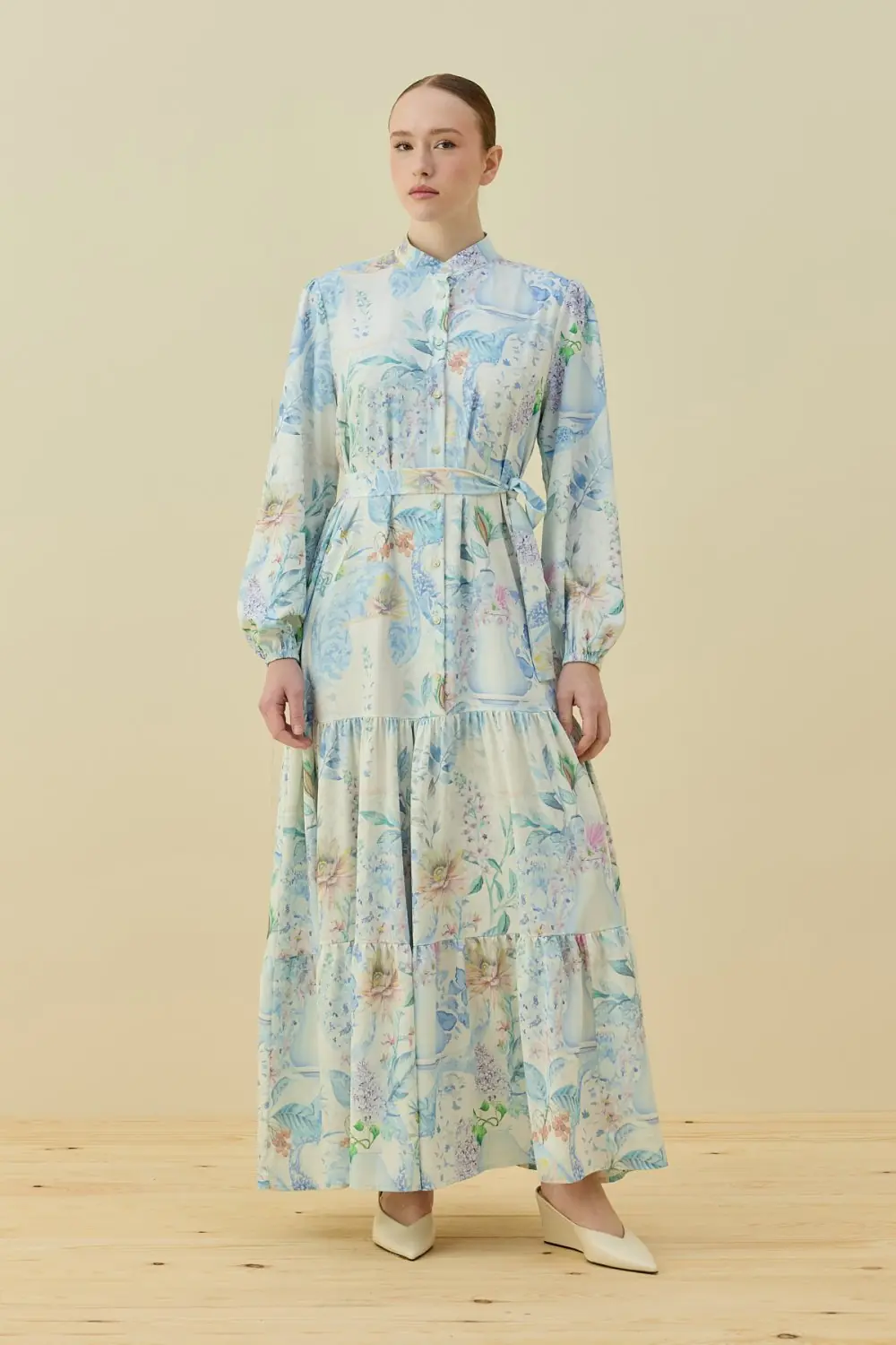 Bloom Serisi Elbise-Bebe Mavi -MRW-1704