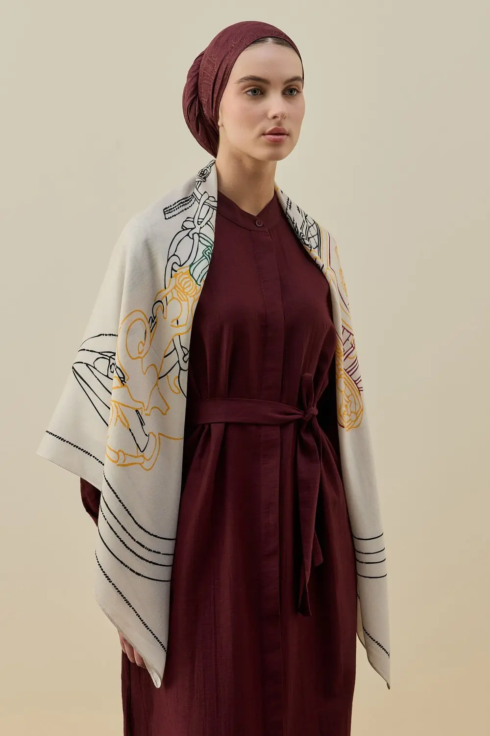 Chale Omuz Şal-Taş-MRW-2617