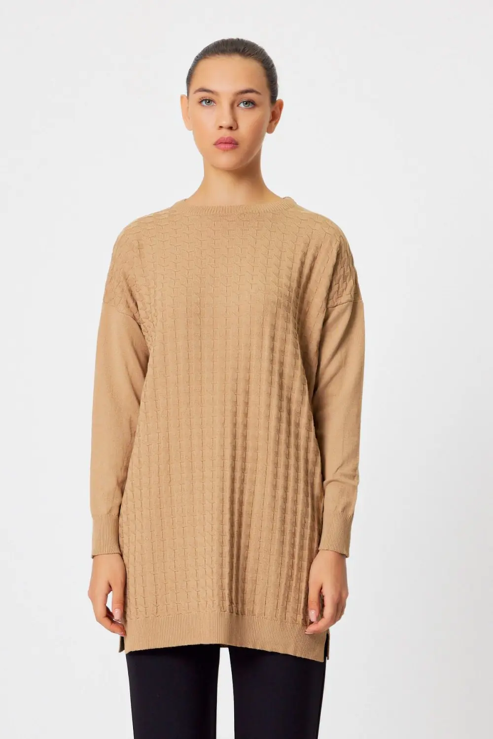 Triko Tunik-Camel