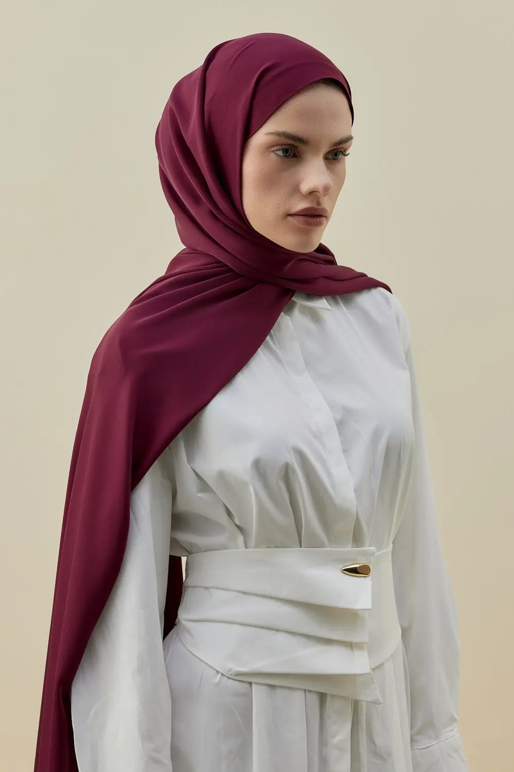 Vintage Şal-Bordo-MRW-2616
