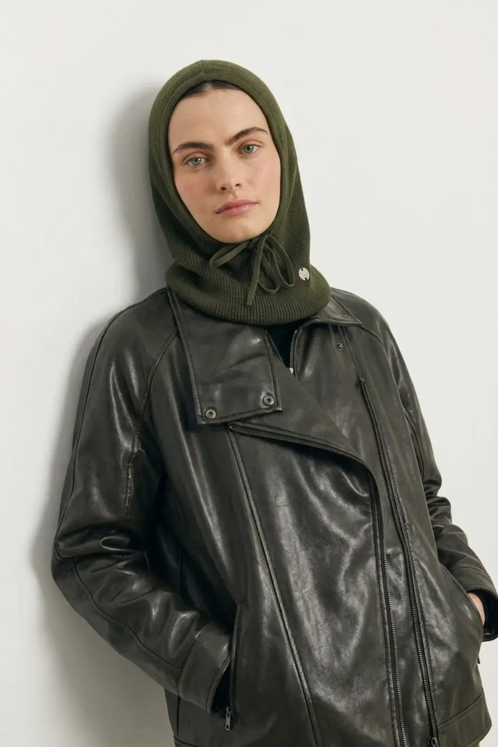 Premıum Viskon Balaclava Bere-Haki-MRW-2034