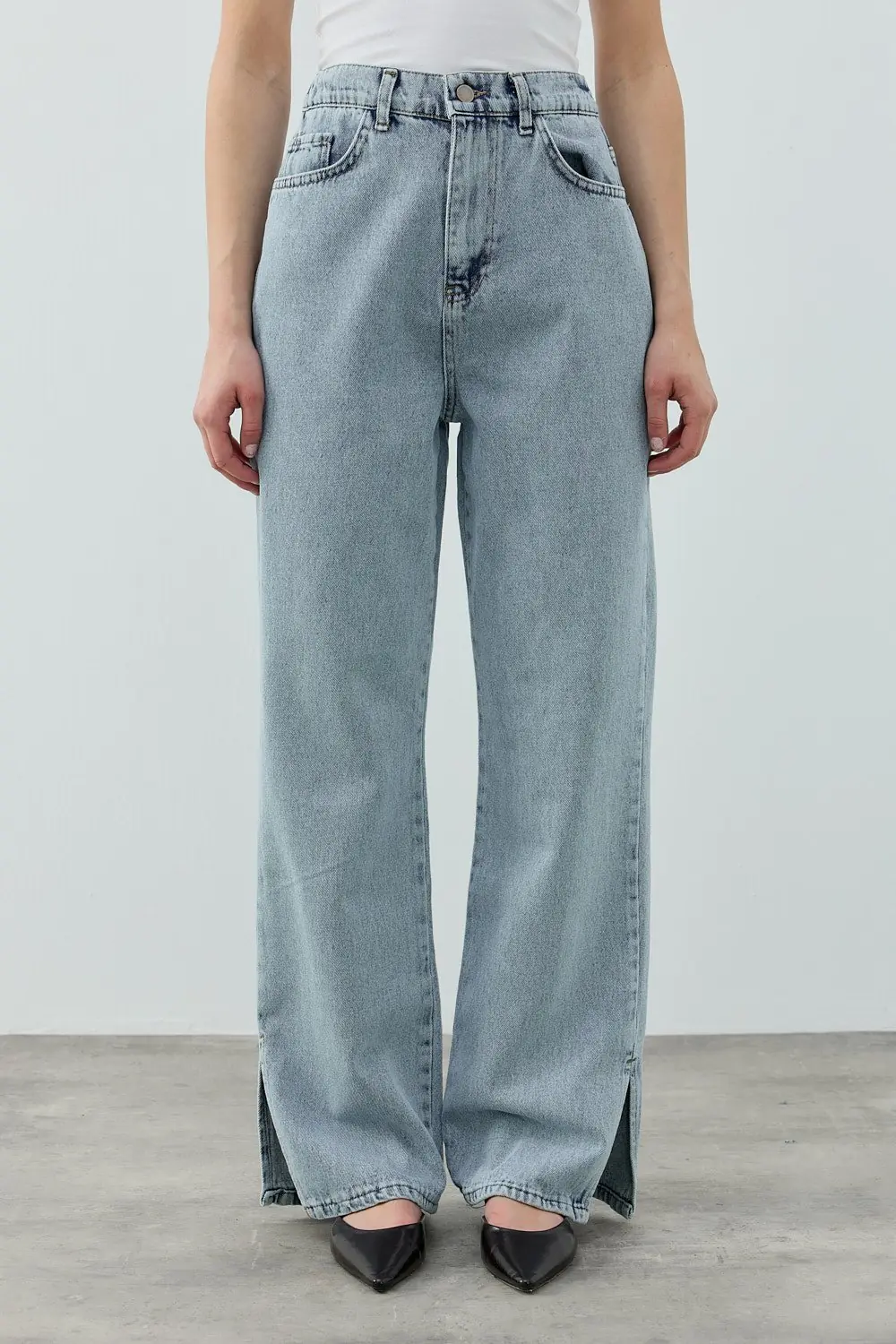 Spany Denim Pantolon-Ky Buz Mavi -MRW-1768