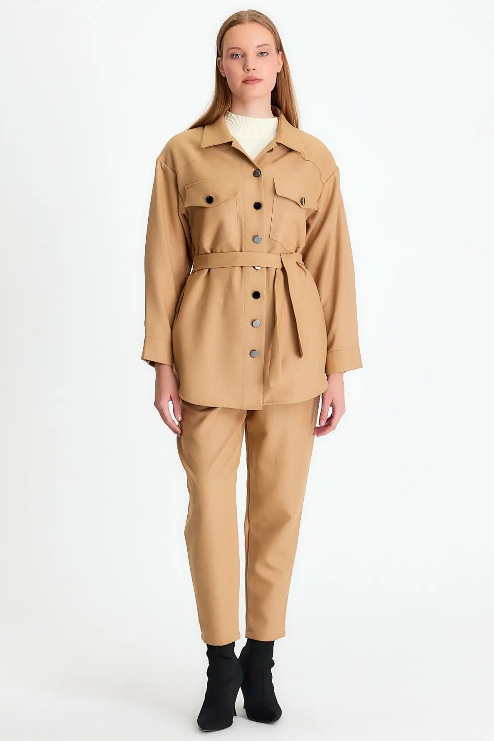 Gabardin Takım-Camel