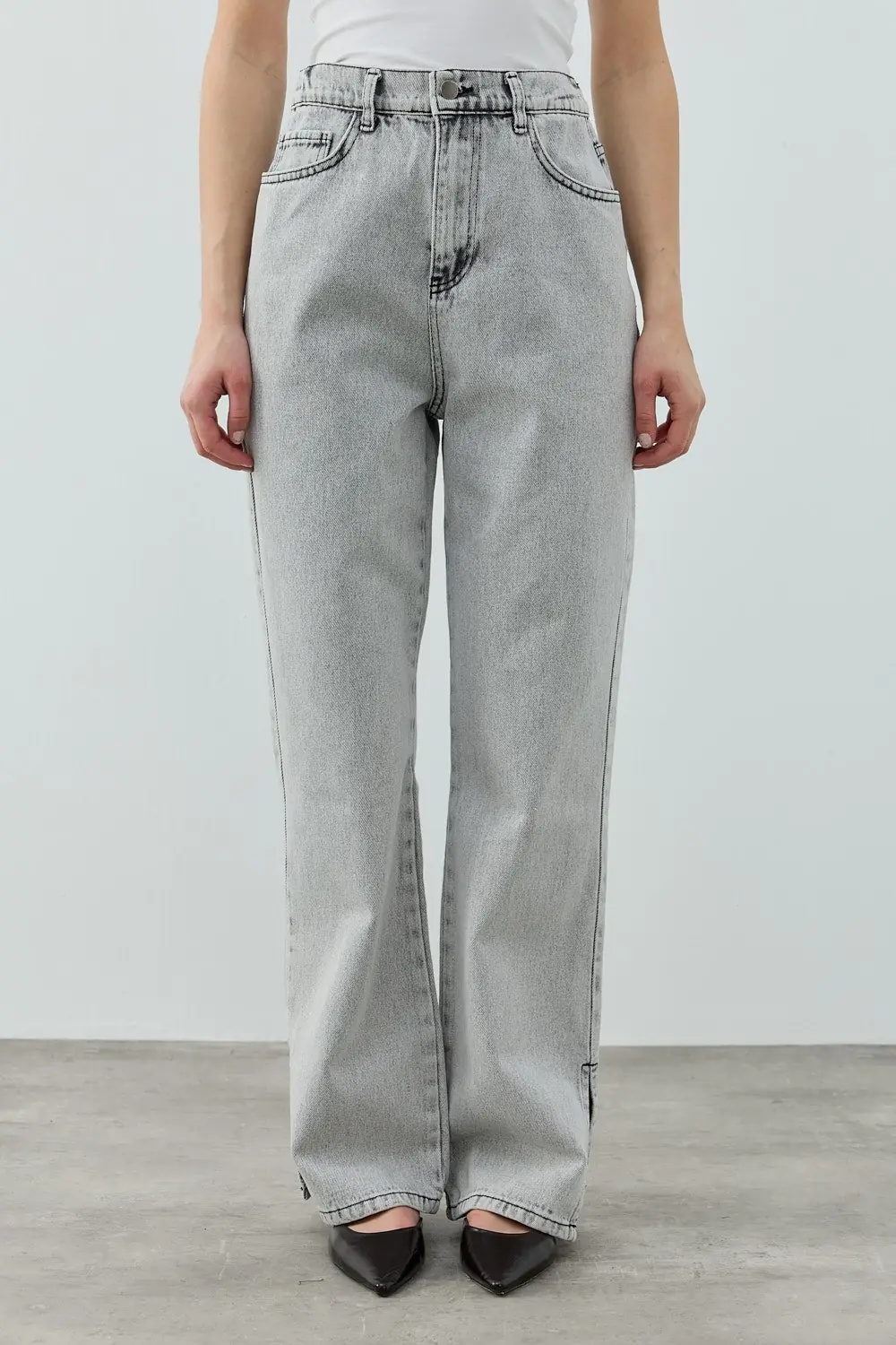 Spany Denim Pantolon-Ky Gri -MRW-1768
