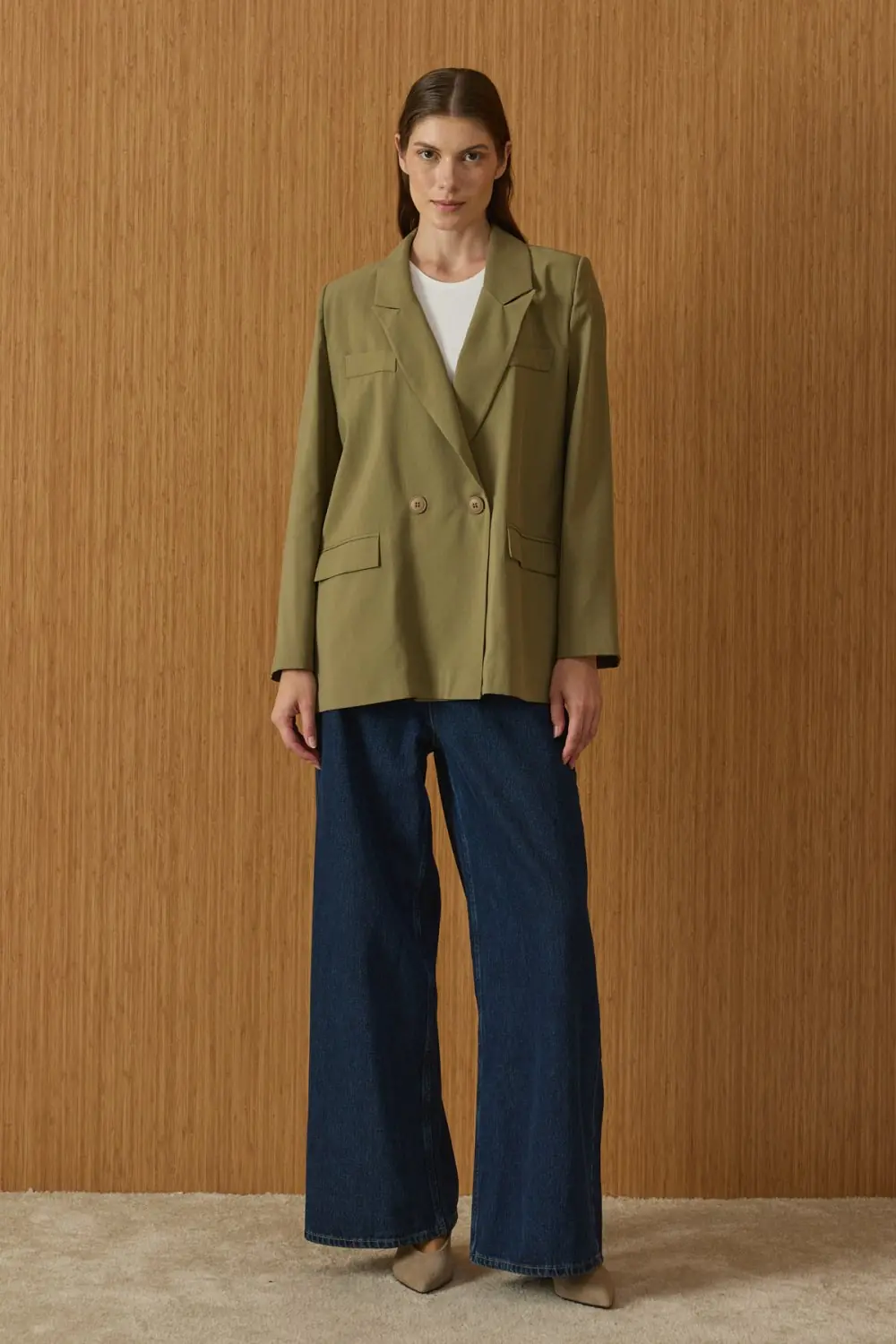 Blazer Ceket-Y.Yeşil-MRW-1806