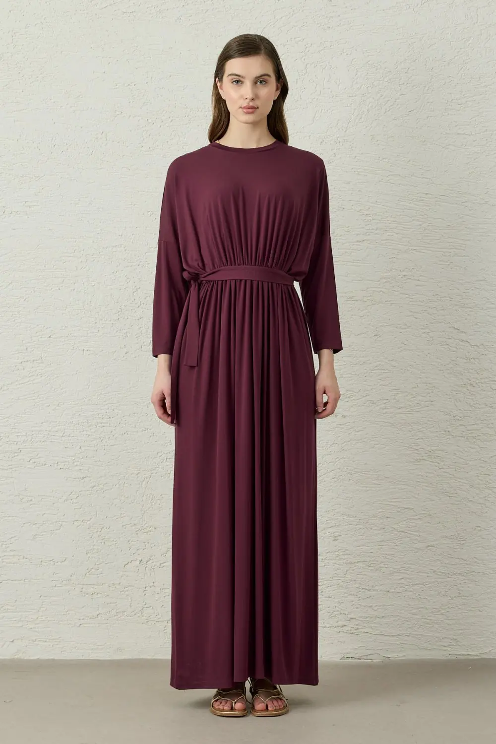 Very Elbise-Bordo -MRW-1816
