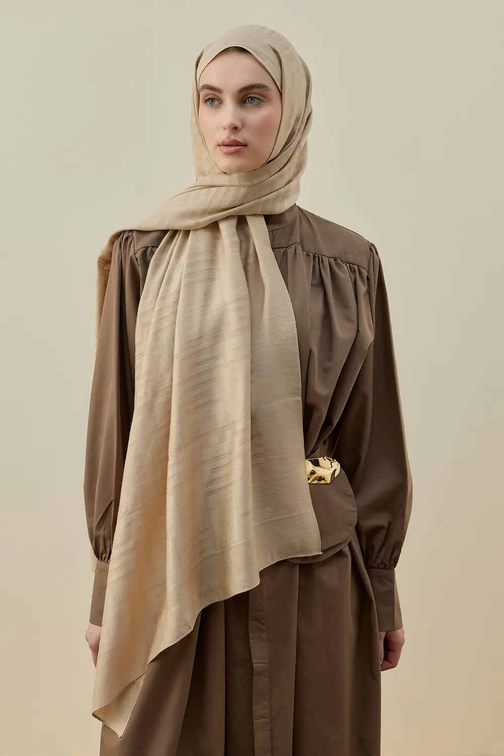 Royal Modest Şal-Bej-MRW-2601
