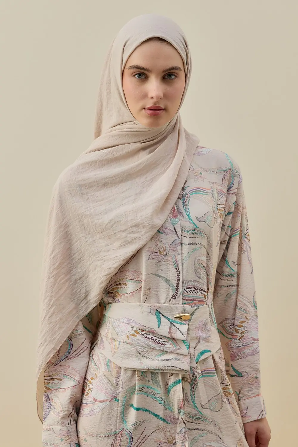 Soft Bambu Şal-Toz Pembe-MRW-2619