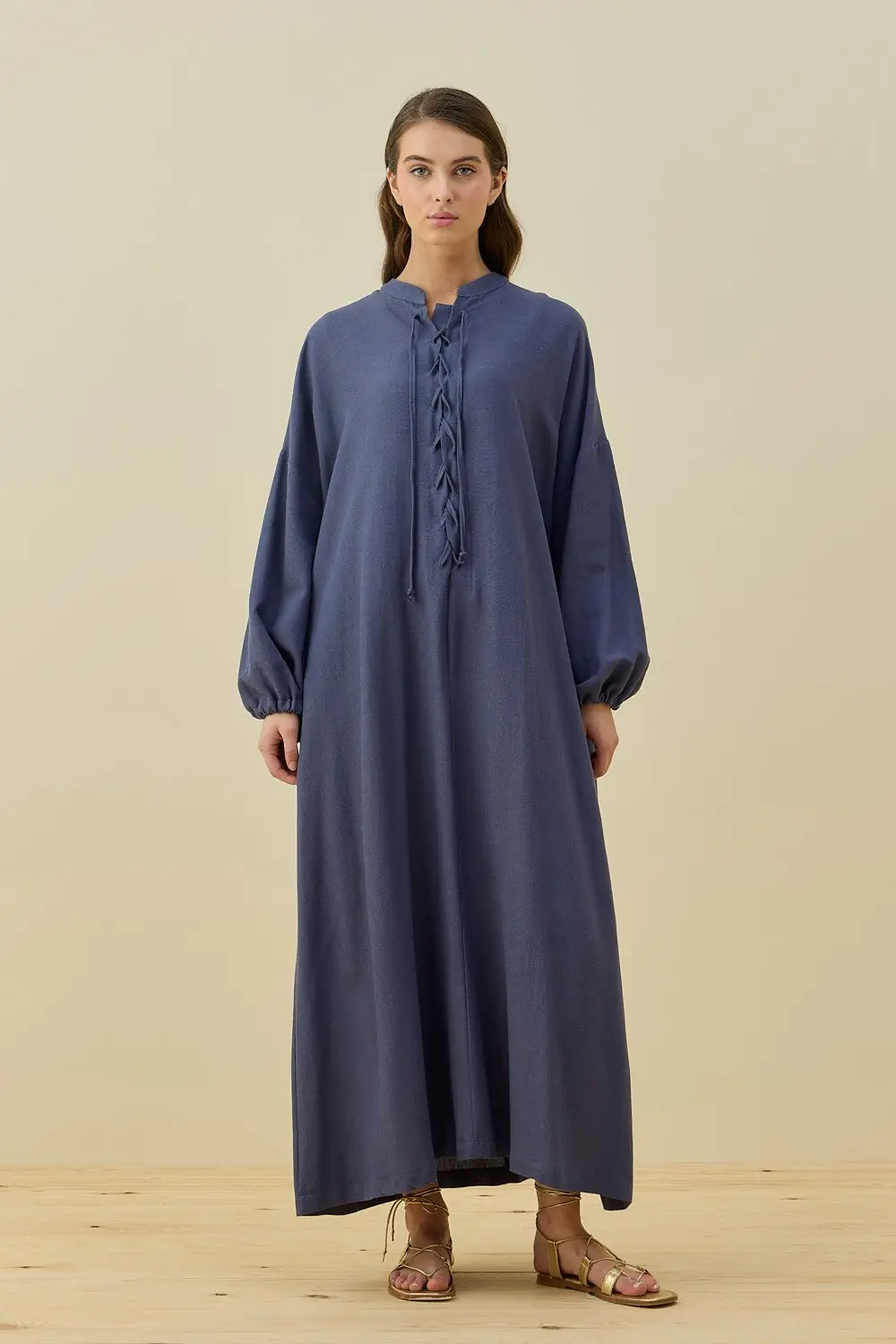 Robe Elbise-Lacivert -MRW-1680