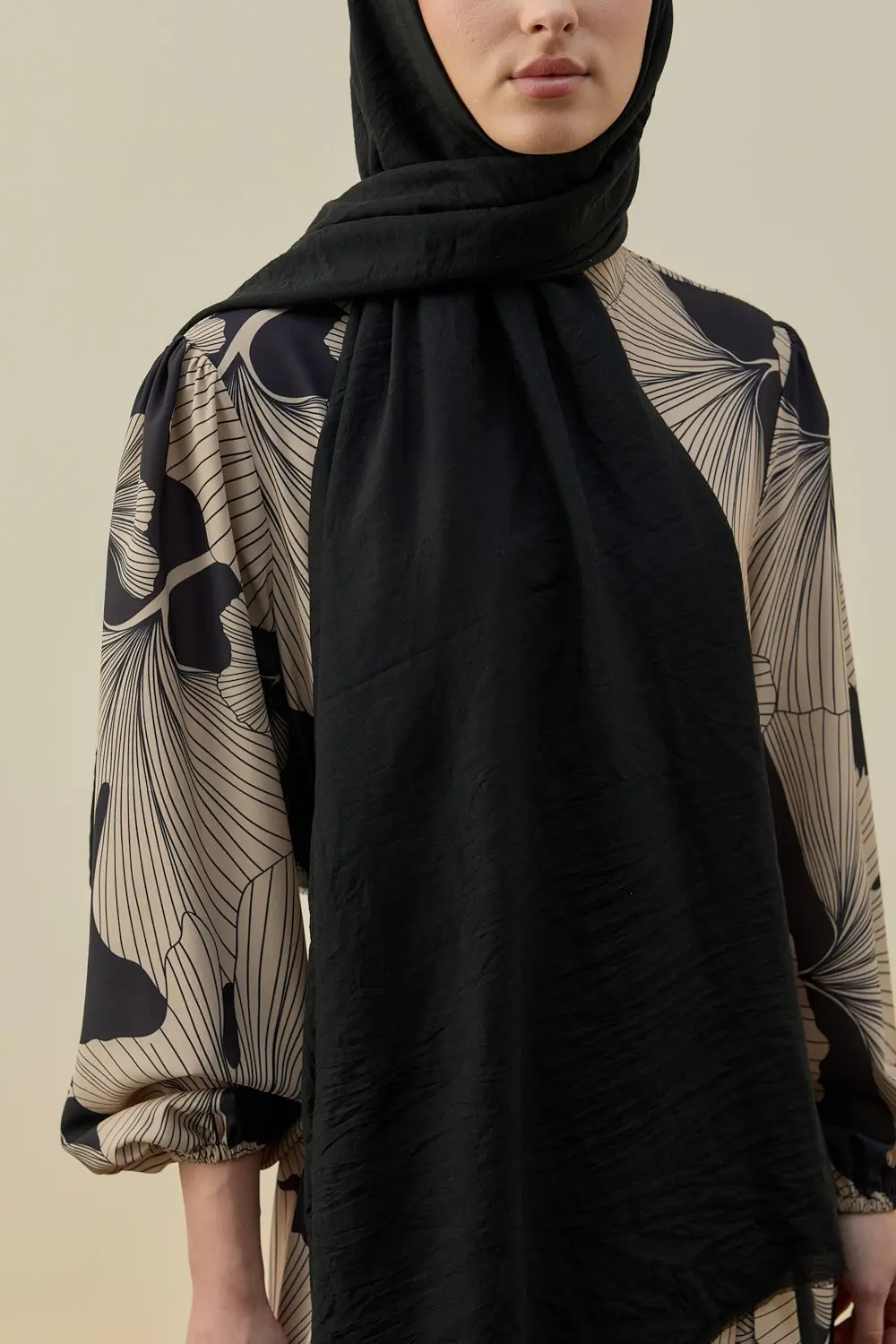 Soft Bambu Şal-Siyah-MRW-2619