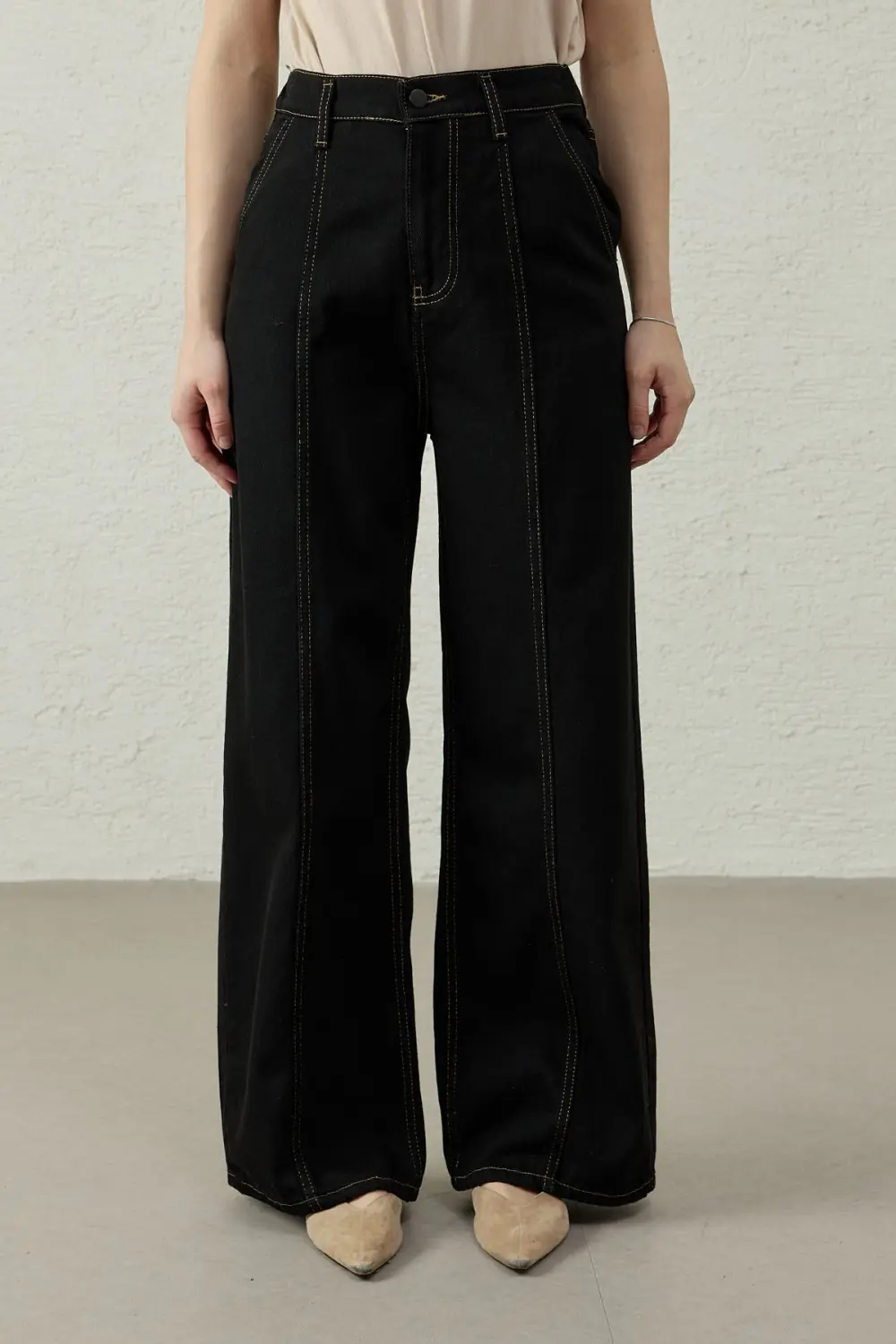 Western Denim Pantolon-Siyah-MRW-1767