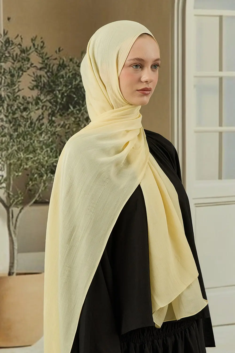 Mw Elegante Şal-Sarı-MRW-1842