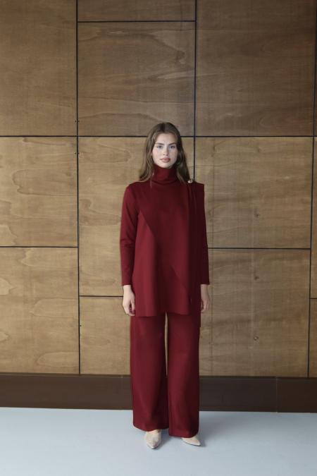 September Doha Takım-Bordo